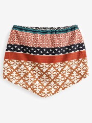 Terracotta Printed Bandana Style Sleeveless Bandeau Top - Image 6 of 6