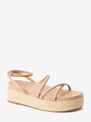 Nude - Forever Comfort® Espadrilles mit dicker Sohle und Riemen - Bild 2 von 6