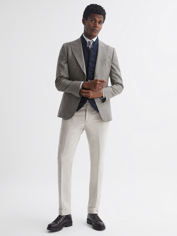 Reiss Navy Parma Quilted Gilet - Image 6 of 6