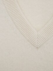 Reiss Ecru Fiji 4-9 yrs Wool Blend Knitted Vest - Image 7 of 7