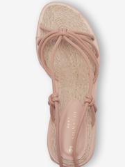 Kamelbraun - Signature Espadrilles mit Riemen und Keilabsatz - Bild 3 von 4
