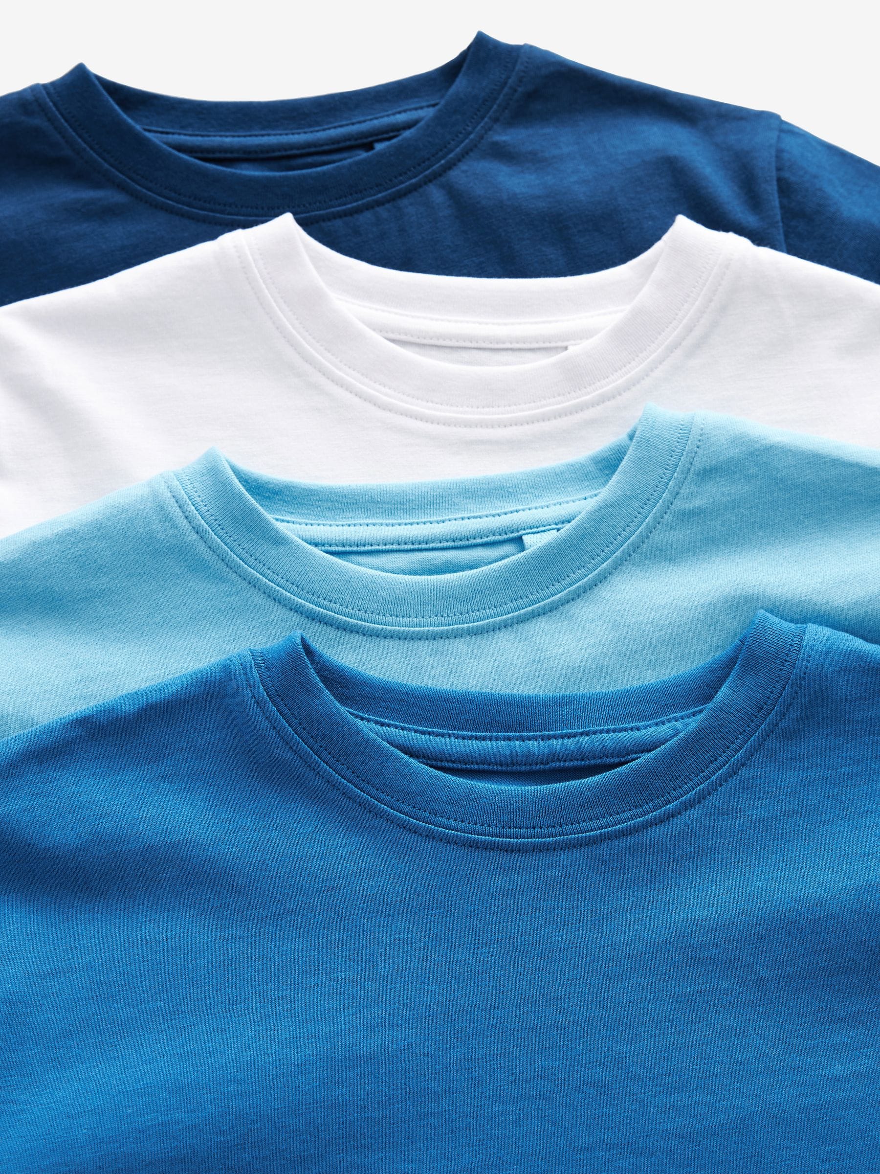 定番の冬ギフト Buy Blues Next from (3-16yrs) Pack 4 T-Shirts Sleeves Short トップス