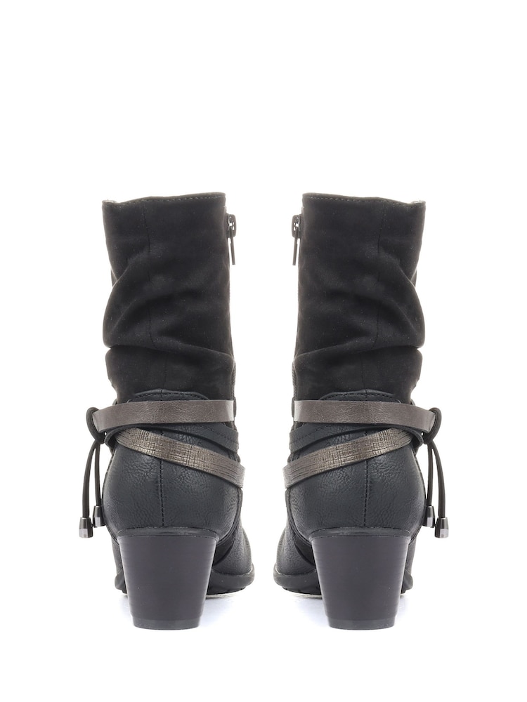 Pavers Ladies Heeled Mid Calf Boots - Image 2 of 5