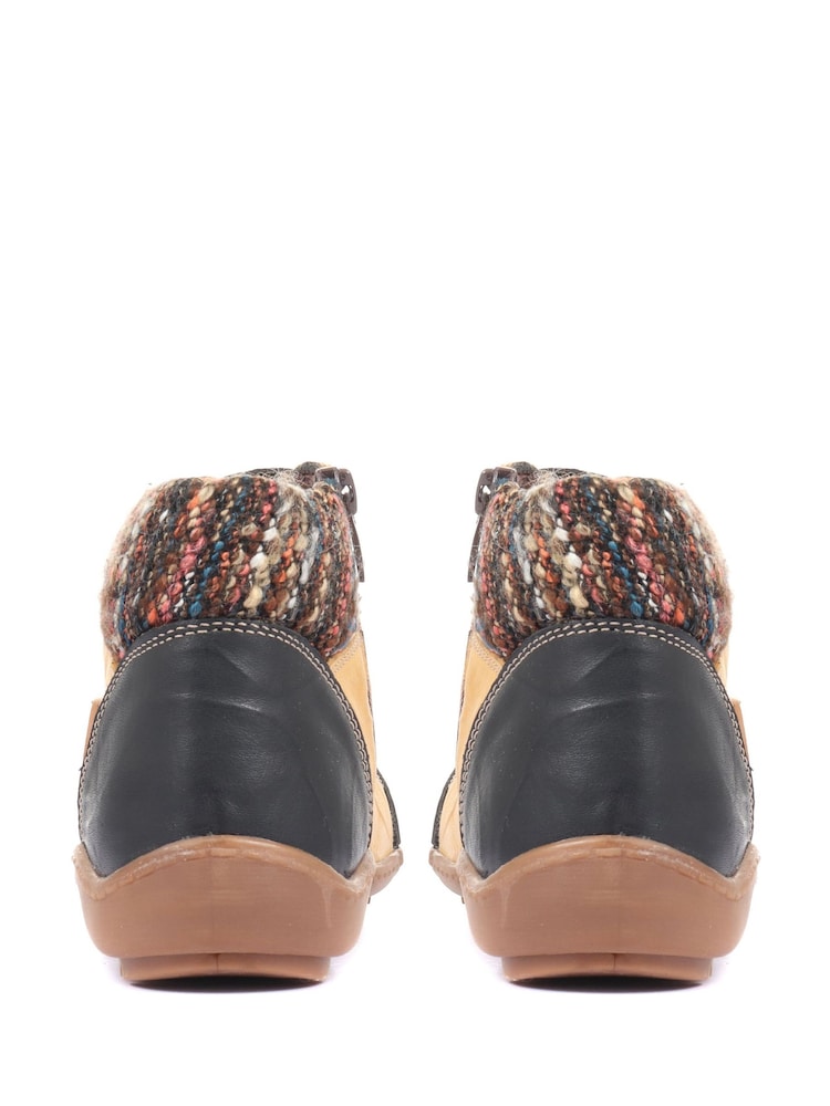 Loretta Ladies Leather Ankle Boots - Image 2 of 6