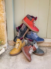 Loretta Ladies Leather Ankle Boots - Image 6 of 6
