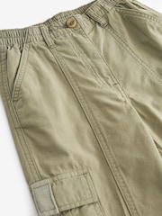 Khaki Green Wide Leg Cargo Trousers (3-16yrs) - Image 6 of 6