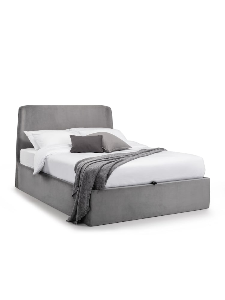 Julian Bowen Grey Frida Storage Ottoman Bed - Image 1 of 6