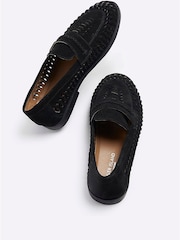 črna - River Island tkani športni copati - Slika 4 iz 5