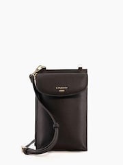 Dune London Black Essentials Shelbee Cross-Body Bag - Image 1 of 4