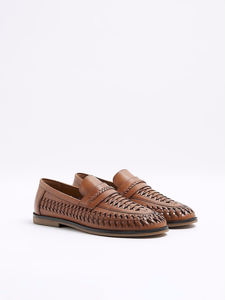 rjava - River Island tkani športni copati - Slika 1 iz 5