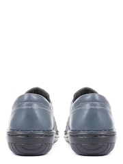 Loretta Ladies Wide Fit Leather Slip-On Shoes - Image 2 of 5