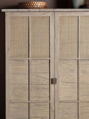 Gallery Home Natural Brogan 2 Door Storage Cabinet - Image 2 of 3