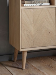 Gallery Home Natural Ramsey 2 Door Open Display Unit - Image 3 of 3