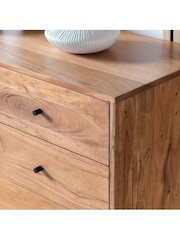 Gallery Home Natural Lilia 2 Door 3 Drawer Sideboard - Image 3 of 4