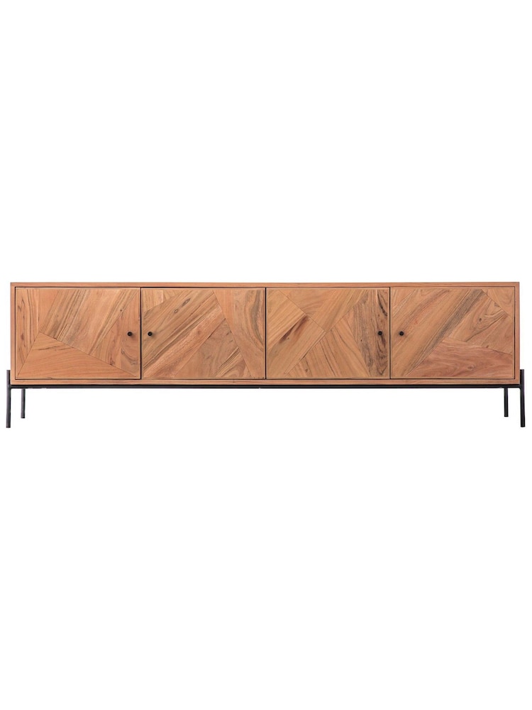 Gallery Home Natural Lilia 4 Door TV Unit - Image 3 of 3