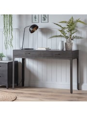 Gallery Home Grey Maddox 2 Drawer Desk - Image 1 of 3