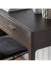 Gallery Home Grey Maddox 2 Drawer Desk - Image 2 of 3