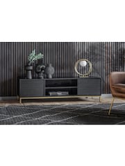 Gallery Home Black Archer TV Stand - Image 1 of 2
