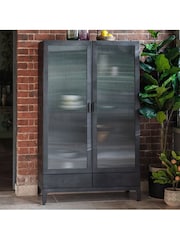 Gallery Home Grey Deja 2 Door 2 Drawer Display Unit - Image 1 of 3