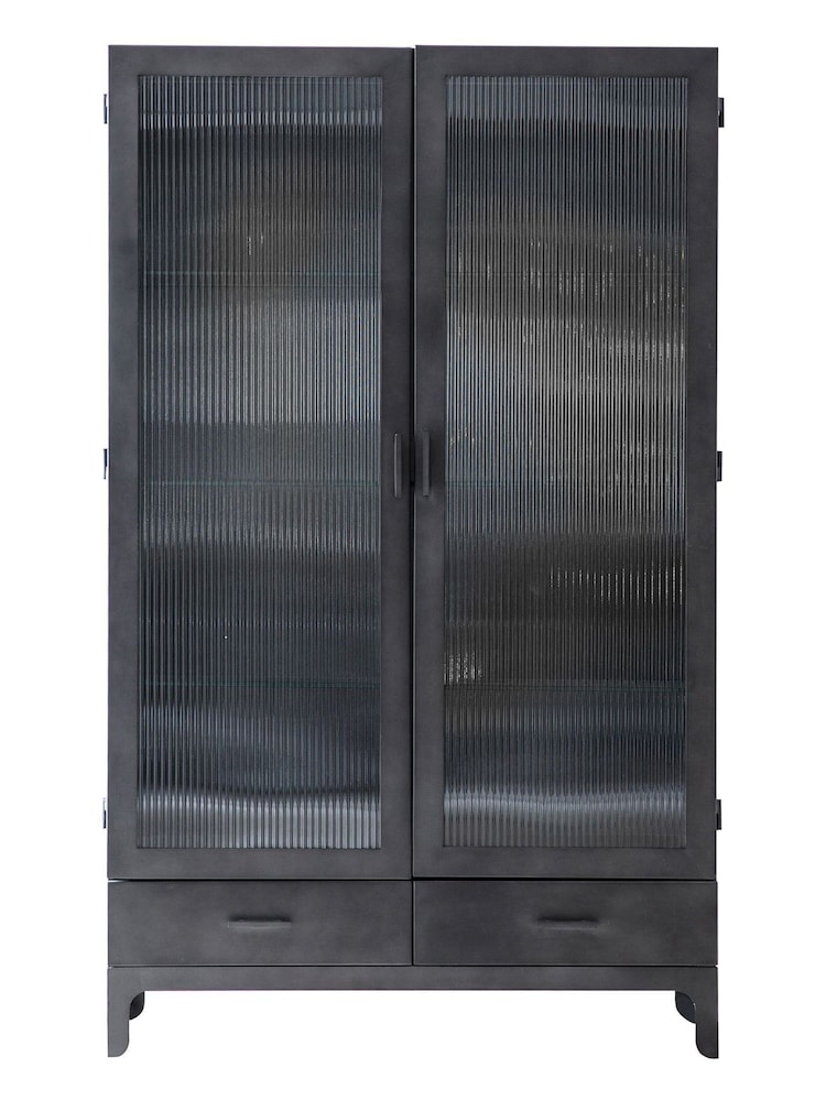 Gallery Home Grey Deja 2 Door 2 Drawer Display Unit - Image 3 of 3
