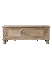 Gallery Home White Carney Storage Bench - Image 3 of 3