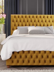 Laurence Llewelyn-Bowen Yellow Seren End Lift Ottoman Storage Bed - Image 4 of 5