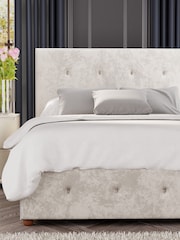 Laurence Llewelyn-Bowen Mink Brown Hesper End Lift Ottoman Storage Bed - Image 4 of 5