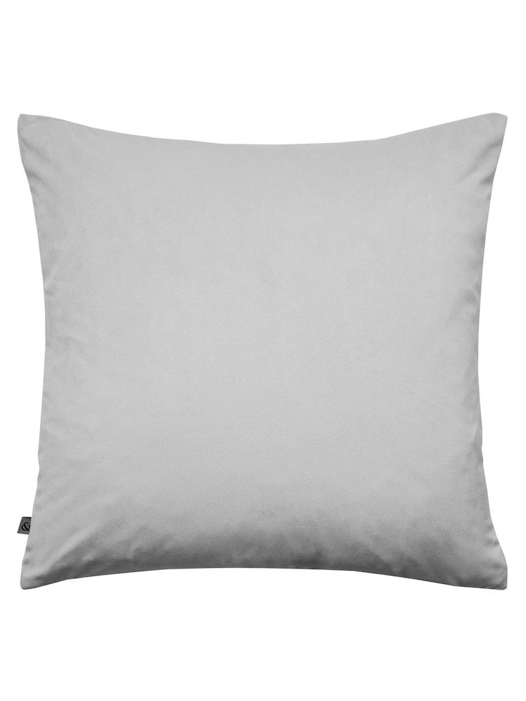 Graham & Brown Silver Desire Damask Cushion - Image 2 of 3