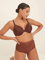 Schokolade, Nude - Figurformende Tangas mit hoher Taille im 2er-Pack - Bild 2 von 3