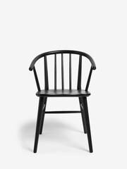 Set of 2 Black Stockholm Dining Chairs - Image 3 of 10