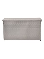 Pacific Slate Grey Large Rattan Effect Garden Cushion Storage Box - Image 2 of 7