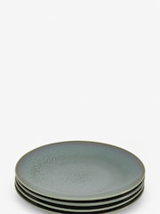 Sage Green Logan Reactive Glaze Set of 4 Side Plates - Image 3 of 3