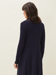 Phase Eight Blue Lili Longline Cardigan - Image 2 of 6