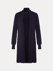 Phase Eight Blue Lili Longline Cardigan - Image 6 of 6