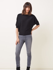 Phase Eight Black Cristine Batwing Knit Jumper - Image 3 of 6