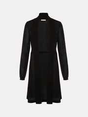 Phase Eight Black Sheer Lili Longline Cardigan - Image 6 of 6
