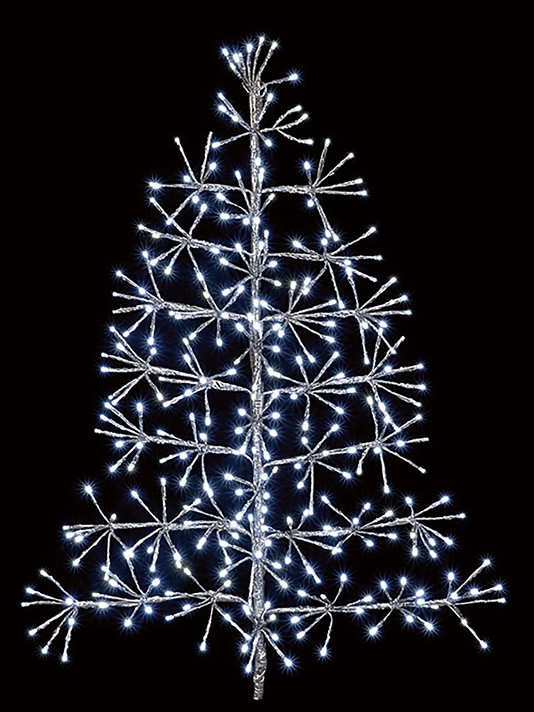 Premier Decorations Ltd White Christmas Tree Starburst With 296 White LEDs - Image 1 of 2 Premier Decorations Ltd White Christmas Tree Starburst With 296 White LEDs - Image 1 of 2