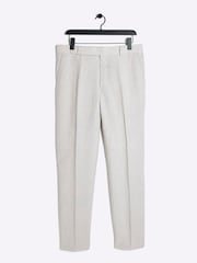 River Island Linen Slim Fit Suit Trousers - Imagem 6 de 7