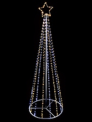 Premier Decorations Ltd Gold 8ft Flexi Bright LED Christmas Tree - Image 1 of 1