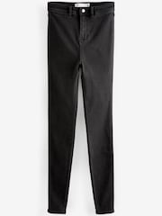 Black High Rise Stretch Skinny Jeans - Image 5 of 5
