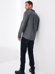 FatFace Black Brushed Twill Shirt - Image 2 of 4