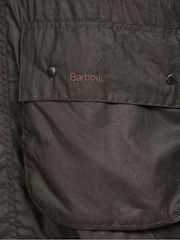 Barbour® Green Classic Durham Wax Jacket - Image 8 of 8