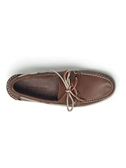 Sebago Brown Dockside Portland Leather Boat Shoes - Image 3 of 3