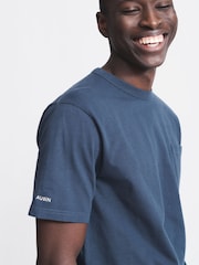 Marineblau - Aubin Newburgh T-Shirt im Relaxed Fit - Bild 3 von 4