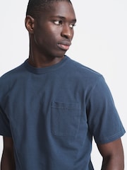Marineblau - Aubin Newburgh T-Shirt im Relaxed Fit - Bild 4 von 4