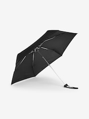 Black Compact Umbrella With Travel Case - Image 2 of 2