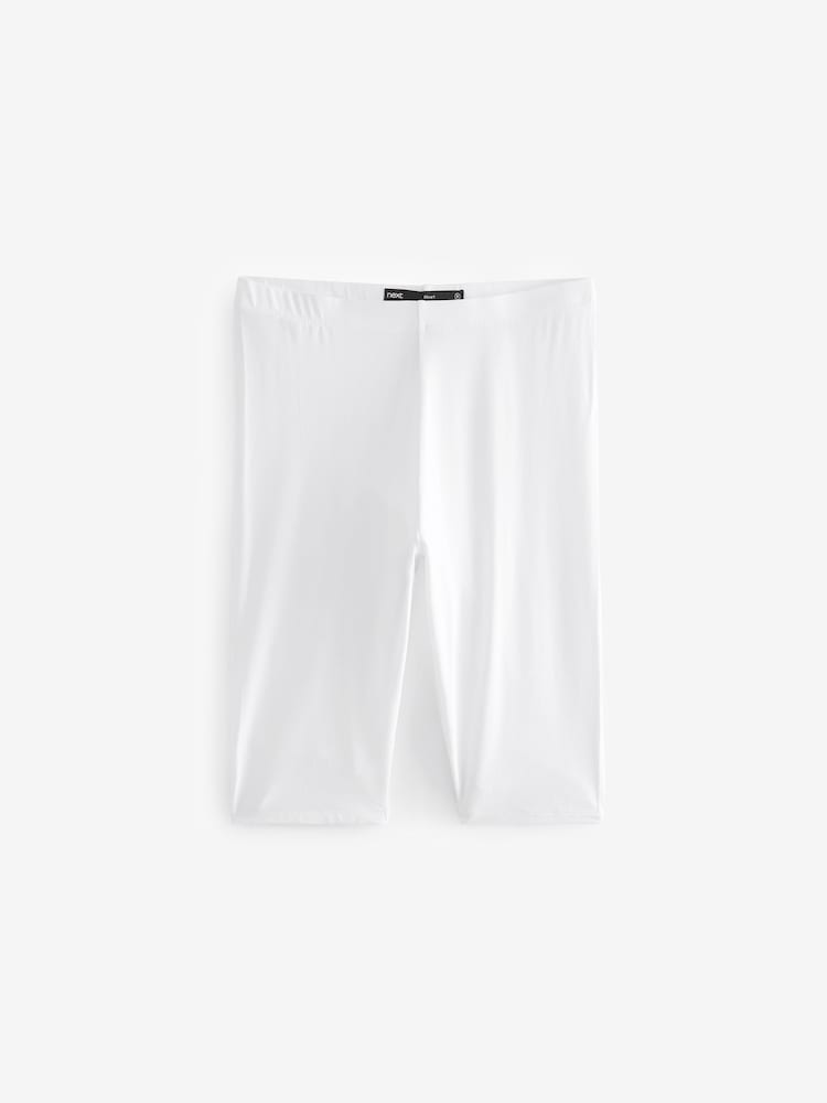 White Jersey Cycle Shorts - Image 1 of 1
