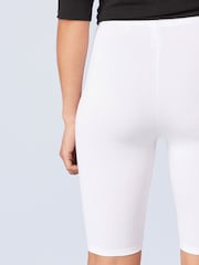 White Jersey Cycle Shorts - Image 5 of 5
