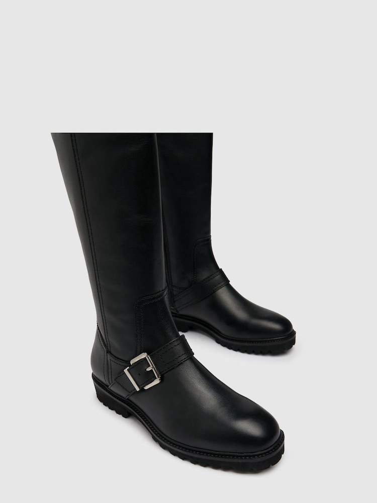Schuh Darla Reitstiefel aus Leder, Schwarz - Bild 2 von 3 Schuh Darla Reitstiefel aus Leder, Schwarz - Bild 2 von 3
