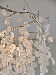 Clear Lunaria 6 Light Chandelier Light - Image 3 of 5